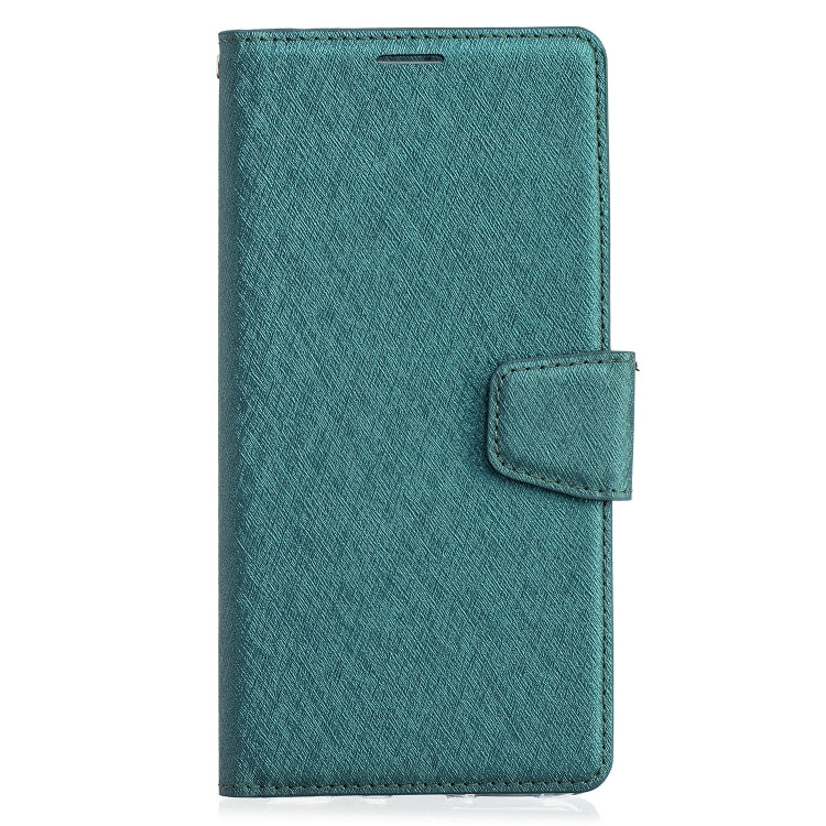 For Samsung Galaxy S21 5G Silk Texture Horizontal Flip Leather Case with Holder & Card Slots & Wallet & Photo Frame
