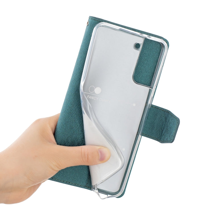 For Samsung Galaxy S21 5G Silk Texture Horizontal Flip Leather Case with Holder & Card Slots & Wallet & Photo Frame
