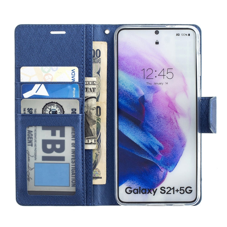 For Samsung Galaxy S21 Ultra 5G Silk Texture Horizontal Flip Leather Case with Holder & Card Slots & Wallet & Photo Frame