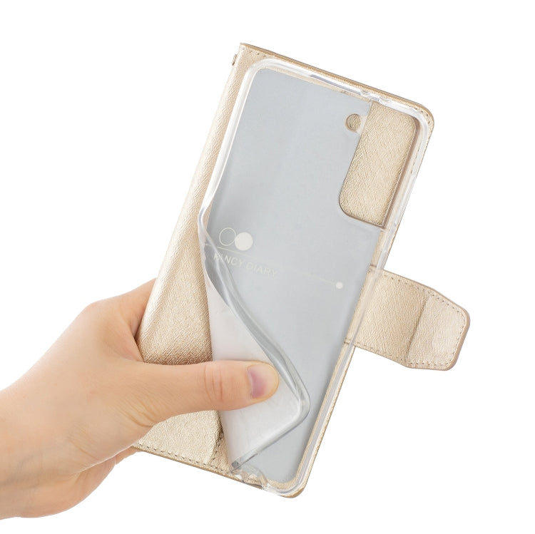 For Samsung Galaxy S21 Ultra 5G Silk Texture Horizontal Flip Leather Case with Holder & Card Slots & Wallet & Photo Frame