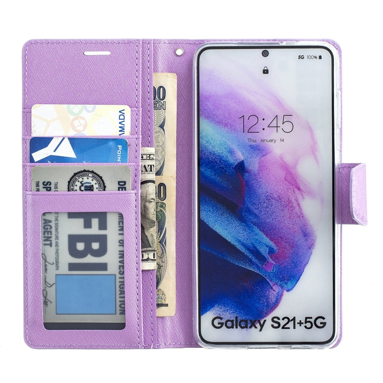 For Samsung Galaxy S21 Ultra 5G Silk Texture Horizontal Flip Leather Case with Holder & Card Slots & Wallet & Photo Frame
