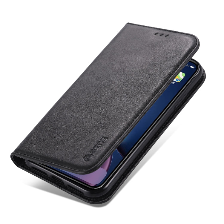 For iPhone 11 AZNS Retro Texture Magnetic Horizontal Flip PU Leather Case with Holder & Card Slots & Photo Frame