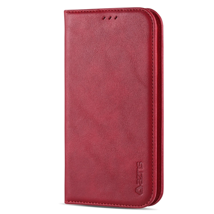 For iPhone 11 AZNS Retro Texture Magnetic Horizontal Flip PU Leather Case with Holder & Card Slots & Photo Frame