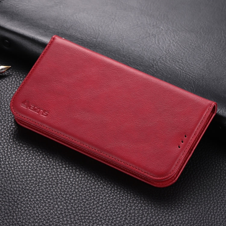 For iPhone 11 AZNS Retro Texture Magnetic Horizontal Flip PU Leather Case with Holder & Card Slots & Photo Frame
