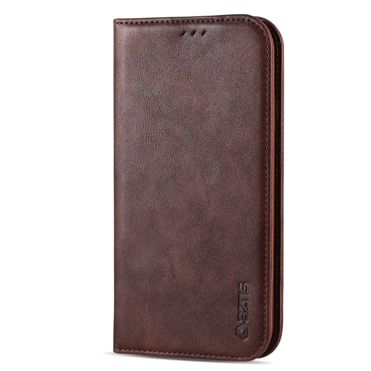For iPhone 11 Pro AZNS Retro Texture Magnetic Horizontal Flip PU Leather Case with Holder & Card Slots & Photo Frame