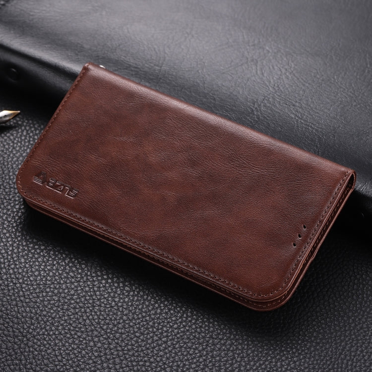 For iPhone 11 Pro AZNS Retro Texture Magnetic Horizontal Flip PU Leather Case with Holder & Card Slots & Photo Frame