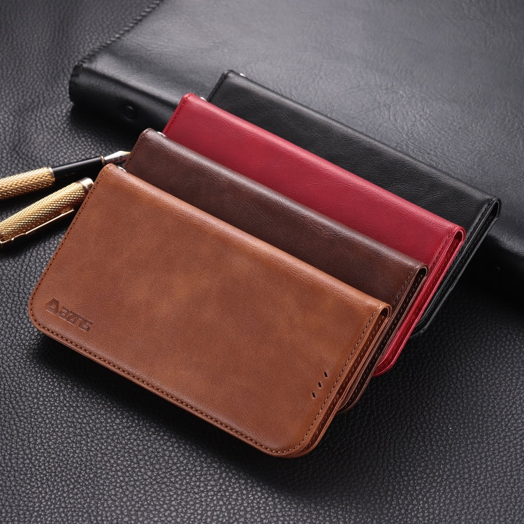 For iPhone 11 Pro AZNS Retro Texture Magnetic Horizontal Flip PU Leather Case with Holder & Card Slots & Photo Frame