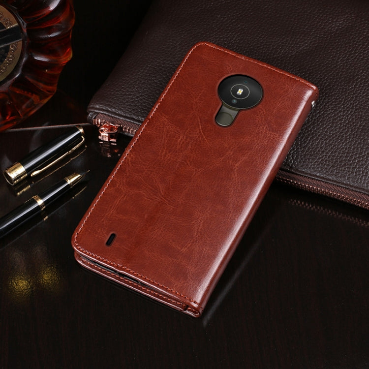 For Nokia 1.4 idewei Crazy Horse Texture Horizontal Flip Leather Case with Holder & Card Slots & Wallet