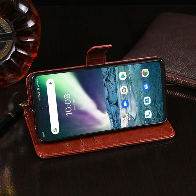 For Umidigi Bison GT idewei Crazy Horse Texture Horizontal Flip Leather Case with Holder & Card Slots & Wallet
