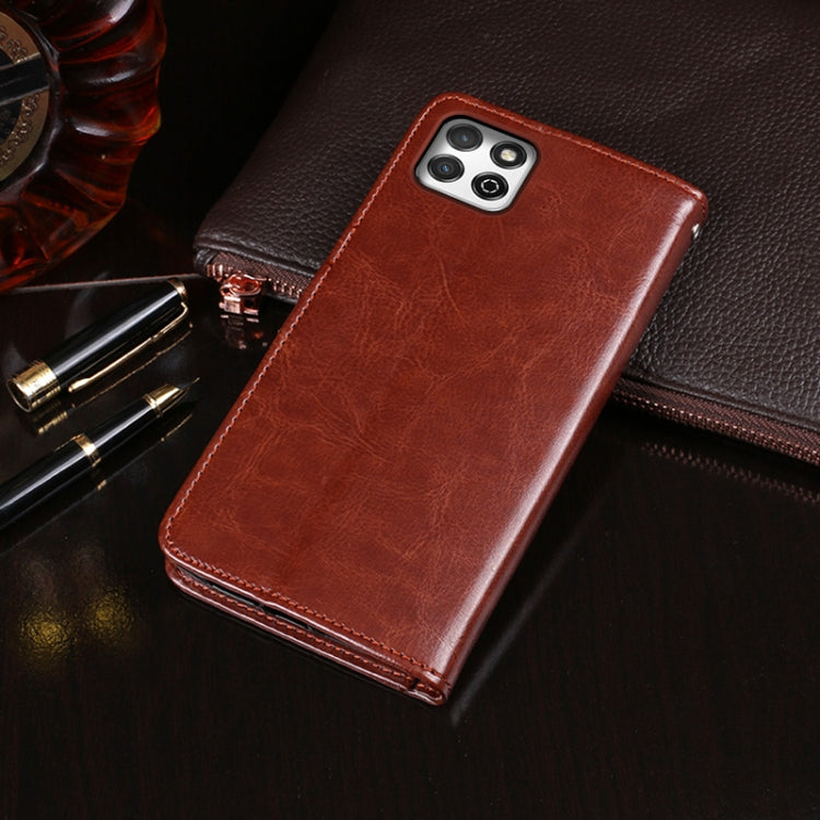 For Honor Play 20 idewei Crazy Horse Texture Horizontal Flip Leather Case with Holder & Card Slots & Wallet