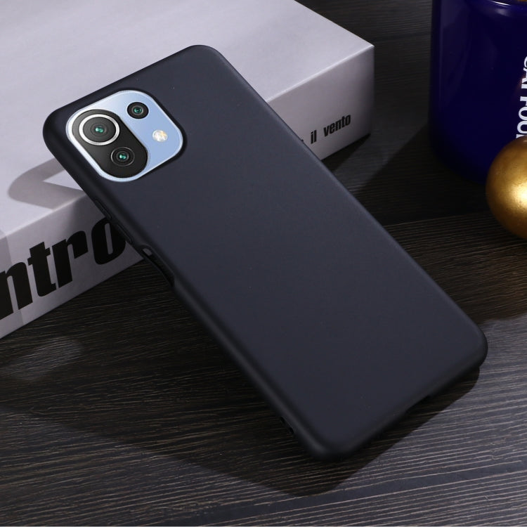 For Xiaomi Mi 11 Lite Solid Color Liquid Silicone Dropproof Full Coverage Protective Case