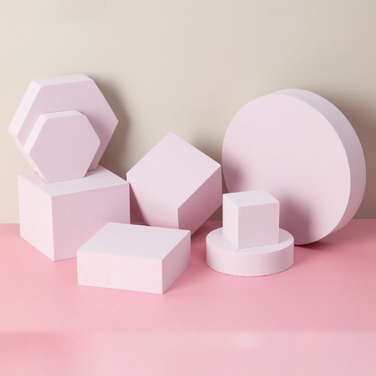 8 in 1 Different Sizes Geometric Cube Solid Color Photography Photo Background Table Shooting Foam Props