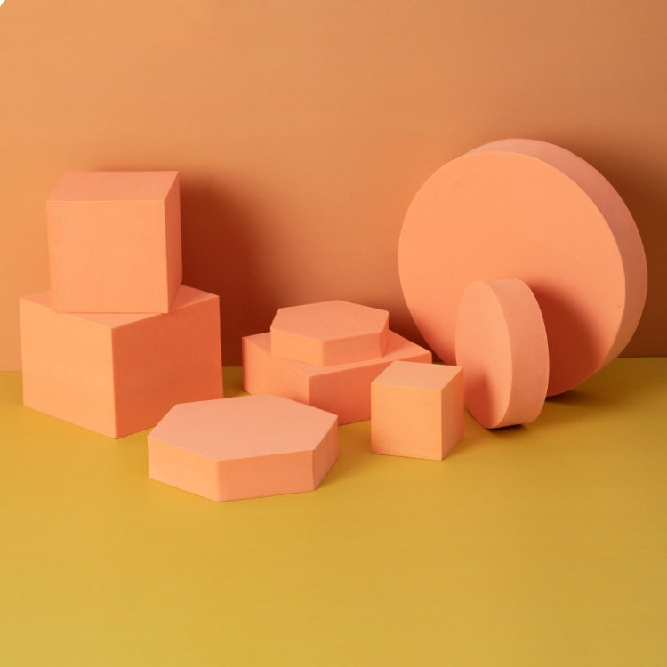 8 in 1 Different Sizes Geometric Cube Solid Color Photography Photo Background Table Shooting Foam Props