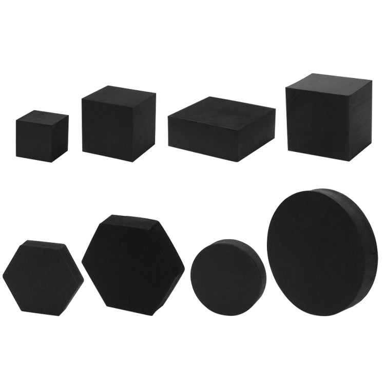 8 in 1 Different Sizes Geometric Cube Solid Color Photography Photo Background Table Shooting Foam Props