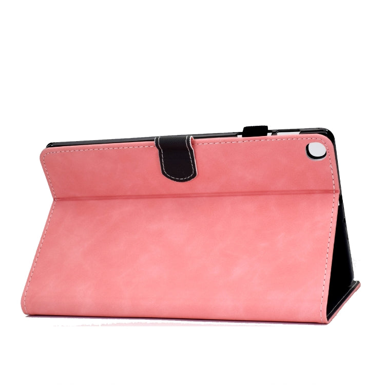 For Samsung Galaxy Tab A7 Lite T220 Cowhide Texture Horizontal Flip Leather Case with Holder & Card Slots & Pen Slot