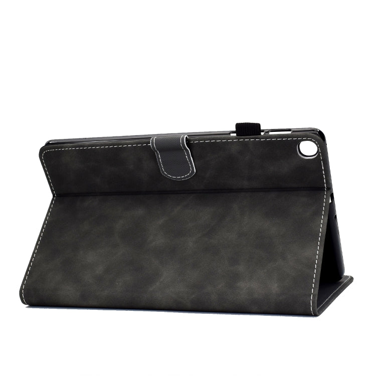 For Samsung Galaxy Tab A7 Lite T220 Cowhide Texture Horizontal Flip Leather Case with Holder & Card Slots & Pen Slot