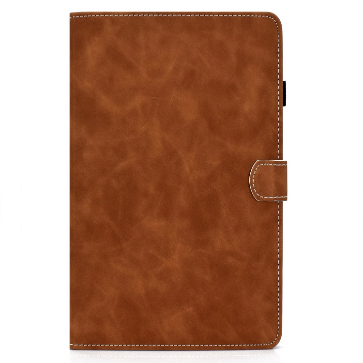 For Samsung Galaxy Tab A7 Lite T220 Cowhide Texture Horizontal Flip Leather Case with Holder & Card Slots & Pen Slot