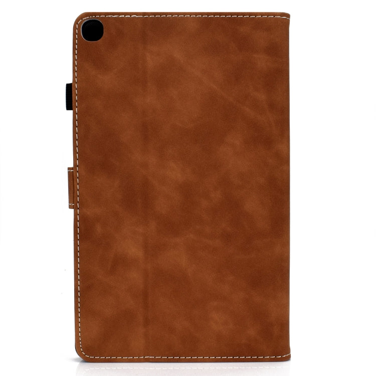 For Samsung Galaxy Tab A7 Lite T220 Cowhide Texture Horizontal Flip Leather Case with Holder & Card Slots & Pen Slot