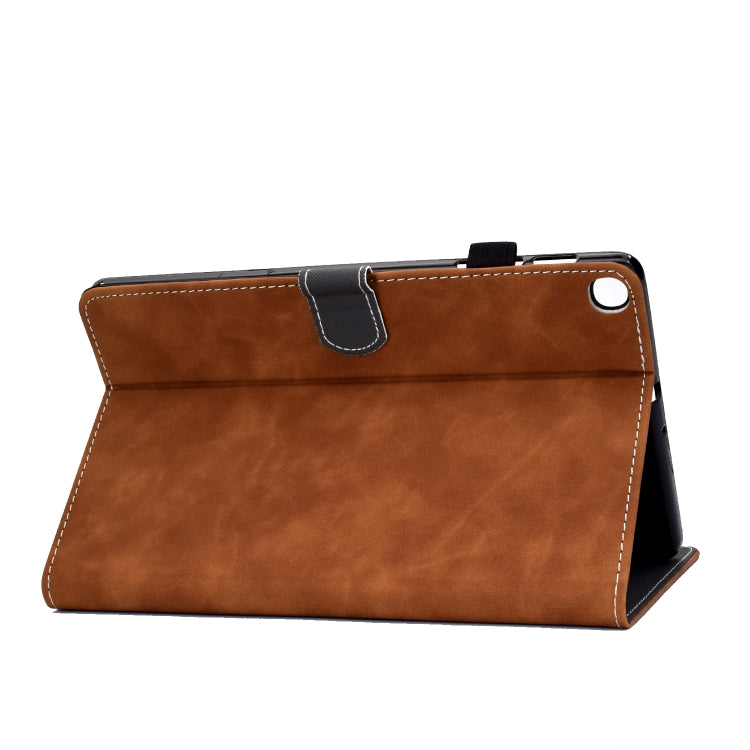 For Samsung Galaxy Tab A7 Lite T220 Cowhide Texture Horizontal Flip Leather Case with Holder & Card Slots & Pen Slot