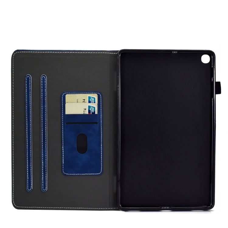 For Samsung Galaxy Tab A7 Lite T220 Cowhide Texture Horizontal Flip Leather Case with Holder & Card Slots & Pen Slot