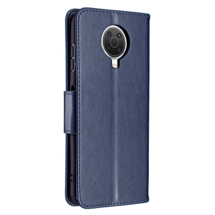 For Nokia G20 / G10 Embossing Two Butterflies Pattern Horizontal Flip PU Leather Case with Holder & Card Slot & Wallet & Lanyard