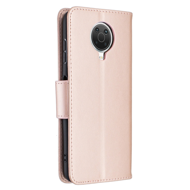 For Nokia G20 / G10 Embossing Two Butterflies Pattern Horizontal Flip PU Leather Case with Holder & Card Slot & Wallet & Lanyard