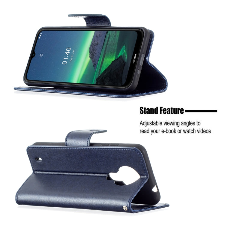 For Nokia 1.4 Embossing Two Butterflies Pattern Horizontal Flip PU Leather Case with Holder & Card Slot & Wallet & Lanyard