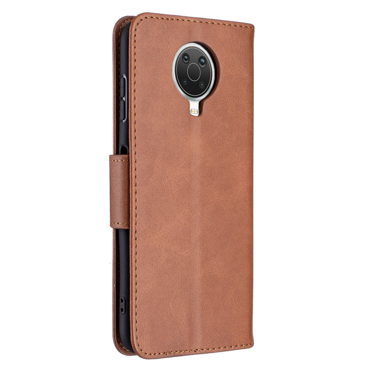 For Nokia G20 / G10 Retro Lambskin Texture Pure Color Horizontal Flip PU Leather Case with Holder & Card Slots & Wallet & Lanyard