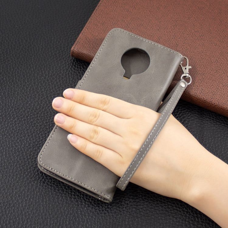 For Nokia G20 / G10 Retro Lambskin Texture Pure Color Horizontal Flip PU Leather Case with Holder & Card Slots & Wallet & Lanyard