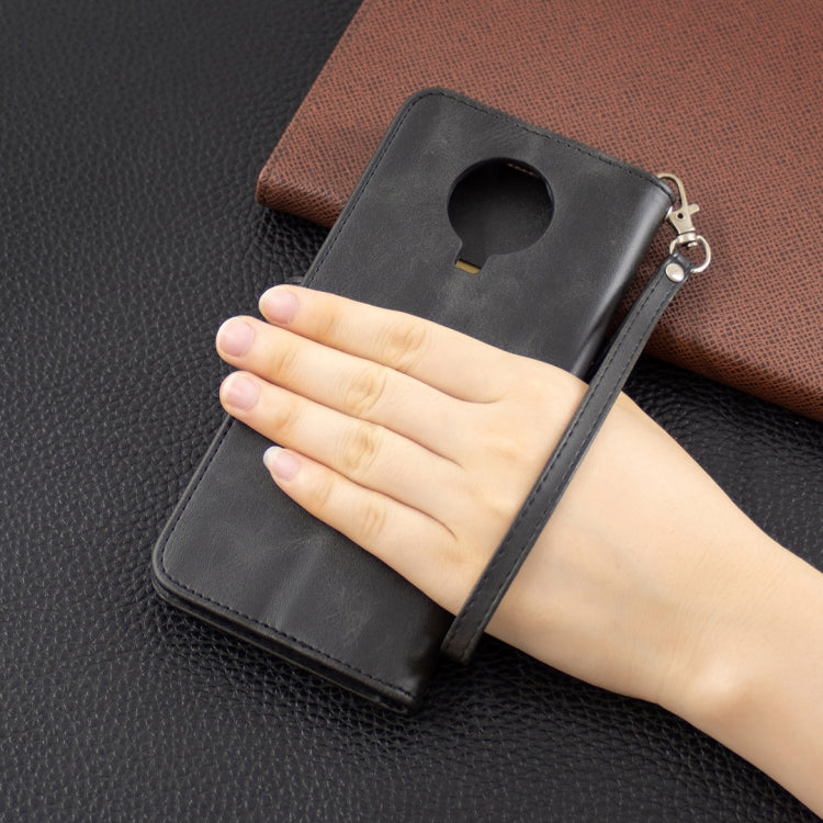 For Nokia G20 / G10 Retro Lambskin Texture Pure Color Horizontal Flip PU Leather Case with Holder & Card Slots & Wallet & Lanyard