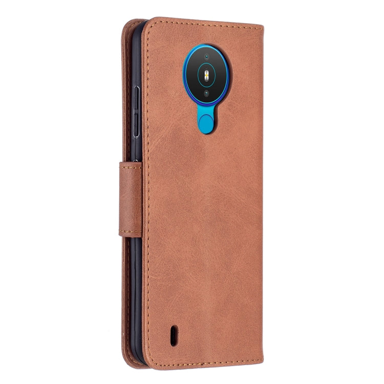 For Nokia 1.4 Retro Lambskin Texture Pure Color Horizontal Flip PU Leather Case with Holder & Card Slots & Wallet & Lanyard
