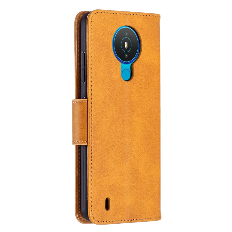 For Nokia 1.4 Retro Lambskin Texture Pure Color Horizontal Flip PU Leather Case with Holder & Card Slots & Wallet & Lanyard
