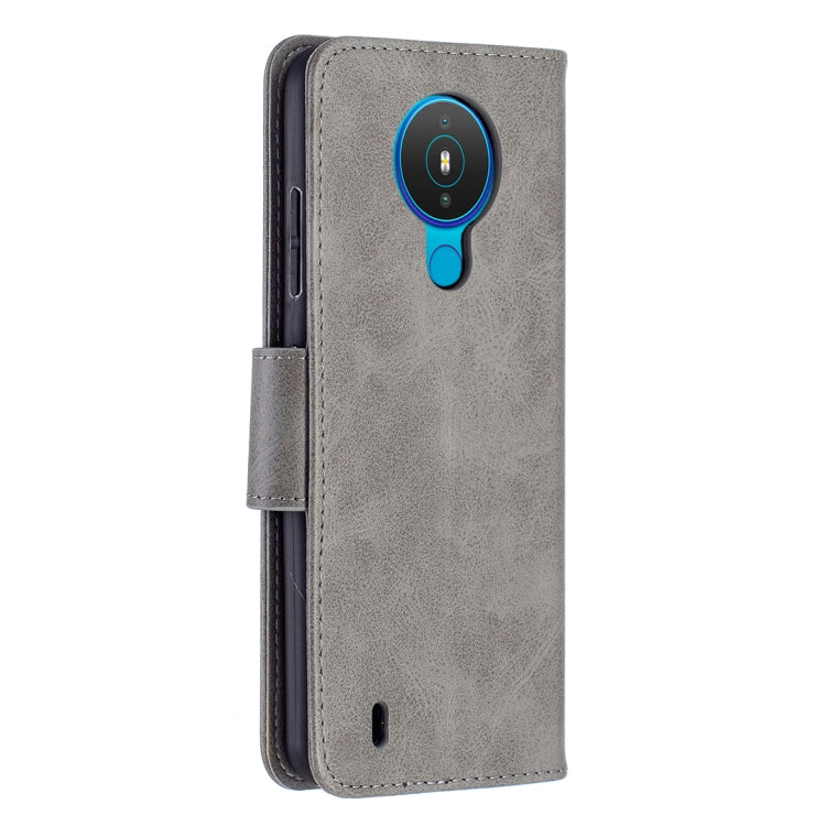 For Nokia 1.4 Retro Lambskin Texture Pure Color Horizontal Flip PU Leather Case with Holder & Card Slots & Wallet & Lanyard