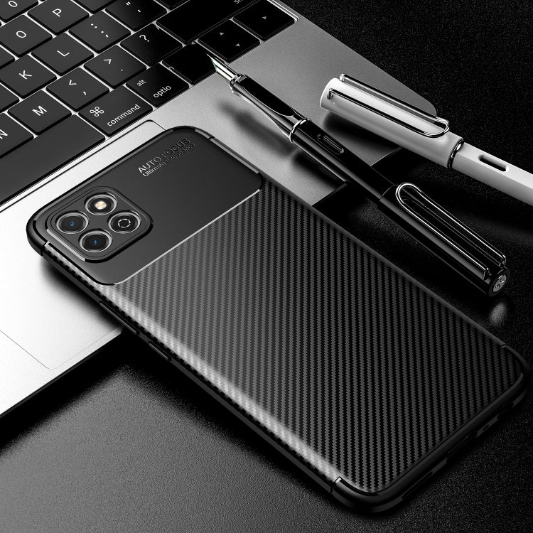 For Honor Play 20 Carbon Fiber Texture Shockproof TPU Case