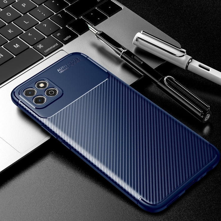 For Honor Play 20 Carbon Fiber Texture Shockproof TPU Case