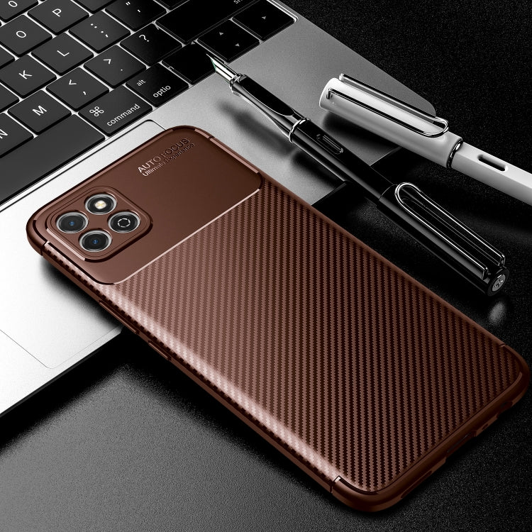 For Honor Play 20 Carbon Fiber Texture Shockproof TPU Case
