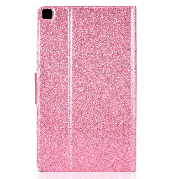 For Samsung Galaxy Tab A7 Lite T220 Glitter Horizontal Flip Leather Case with Holder & Card Slots