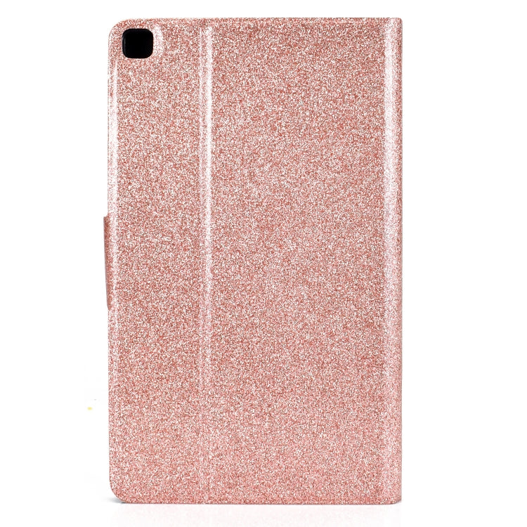 For Samsung Galaxy Tab A7 Lite T220 Glitter Horizontal Flip Leather Case with Holder & Card Slots