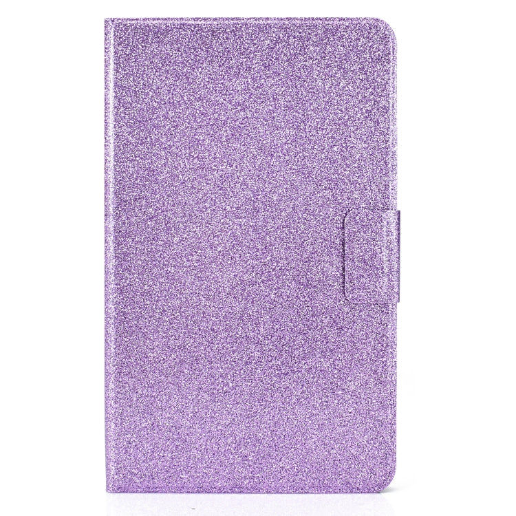For Samsung Galaxy Tab A7 Lite T220 Glitter Horizontal Flip Leather Case with Holder & Card Slots