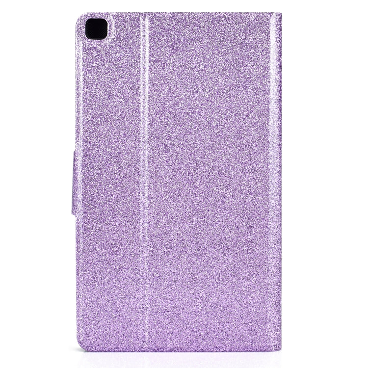 For Samsung Galaxy Tab A7 Lite T220 Glitter Horizontal Flip Leather Case with Holder & Card Slots