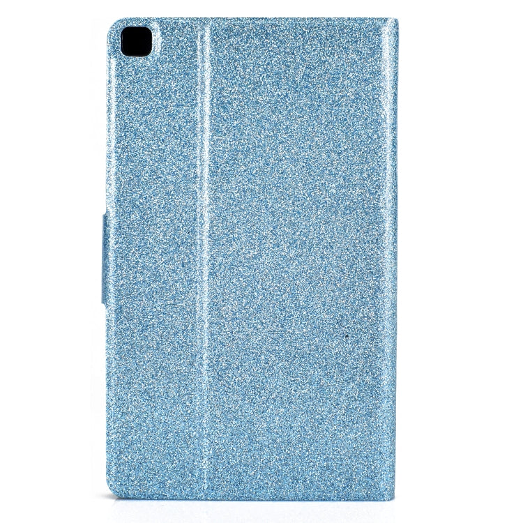 For Samsung Galaxy Tab A7 Lite T220 Glitter Horizontal Flip Leather Case with Holder & Card Slots