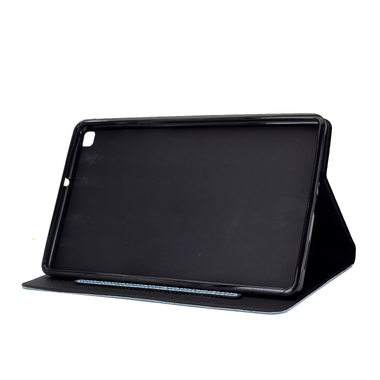 For Samsung Galaxy Tab A7 Lite T220 Glitter Horizontal Flip Leather Case with Holder & Card Slots