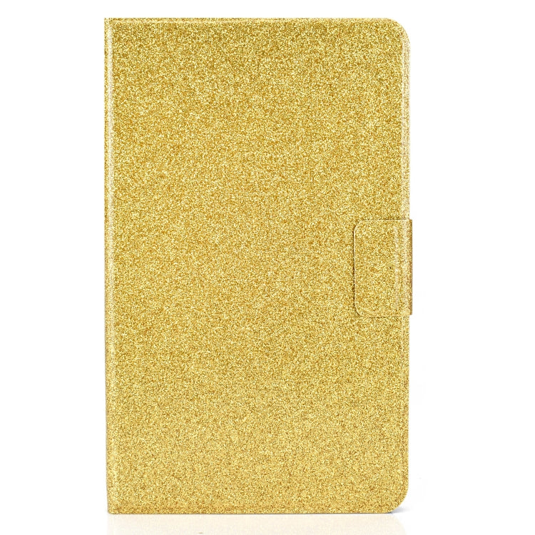 For Samsung Galaxy Tab A7 Lite T220 Glitter Horizontal Flip Leather Case with Holder & Card Slots