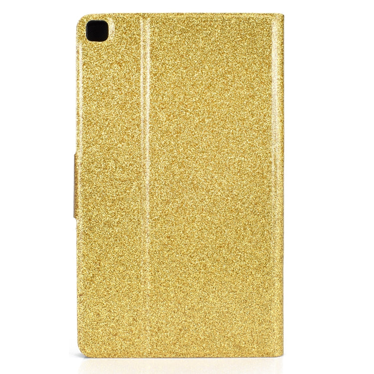 For Samsung Galaxy Tab A7 Lite T220 Glitter Horizontal Flip Leather Case with Holder & Card Slots