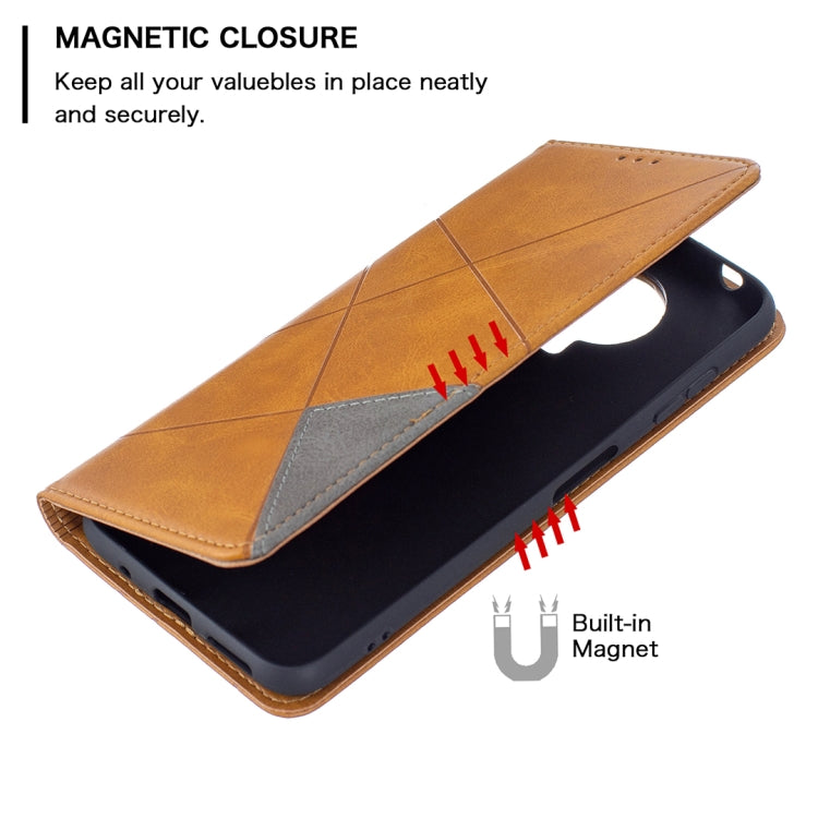 For Nokia G20 / G10 Rhombus Texture Horizontal Flip Magnetic Leather Case with Holder & Card Slots & Wallet