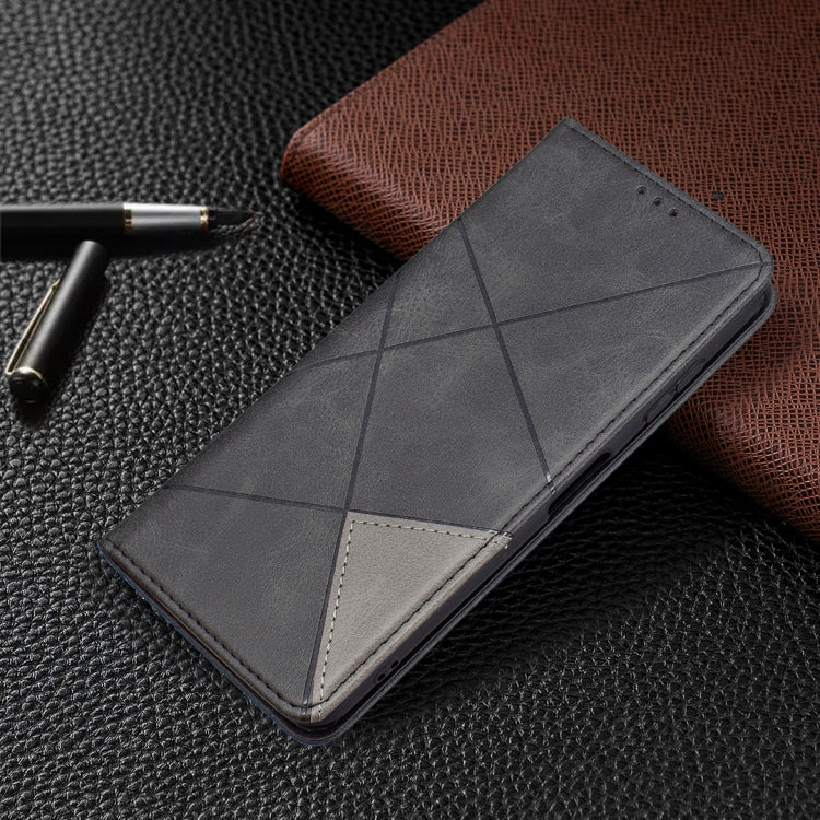 For Nokia G20 / G10 Rhombus Texture Horizontal Flip Magnetic Leather Case with Holder & Card Slots & Wallet
