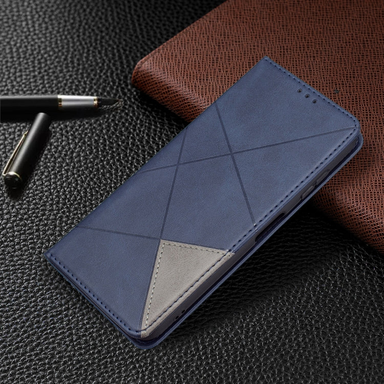 For Nokia G20 / G10 Rhombus Texture Horizontal Flip Magnetic Leather Case with Holder & Card Slots & Wallet