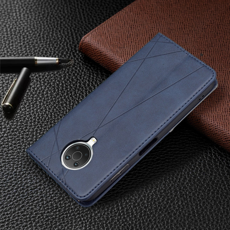 For Nokia G20 / G10 Rhombus Texture Horizontal Flip Magnetic Leather Case with Holder & Card Slots & Wallet
