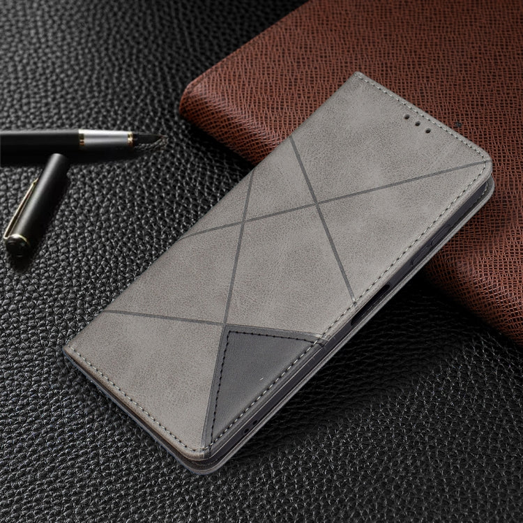 For Nokia G20 / G10 Rhombus Texture Horizontal Flip Magnetic Leather Case with Holder & Card Slots & Wallet