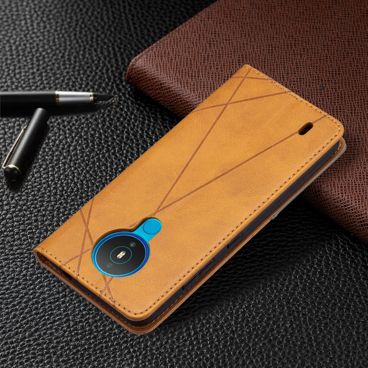 For Nokia 1.4 Rhombus Texture Horizontal Flip Magnetic Leather Case with Holder & Card Slots & Wallet